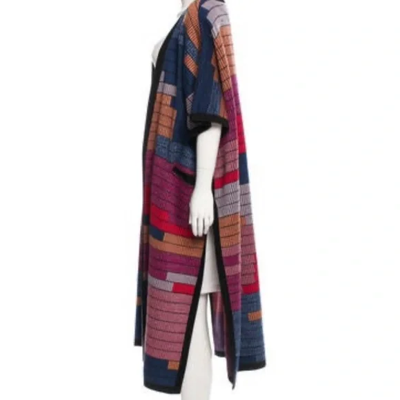 Mara Hoffman Radial Sweater Cape Poncho RARE One Size Fits All sizing - Picture 3 of 8